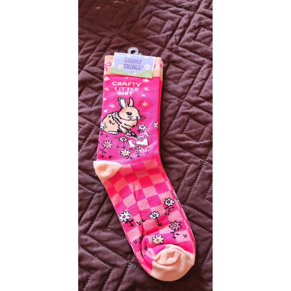 Groovy things Craft Little sh*t Womans Crew Sock‎ One Size Fits Most